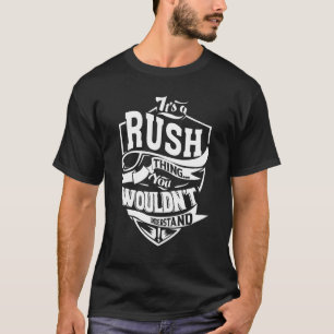 Het is een rush-ding t-shirt