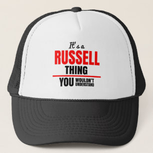 Het is een Russell ding dat je niet zou begrijpen Trucker Pet