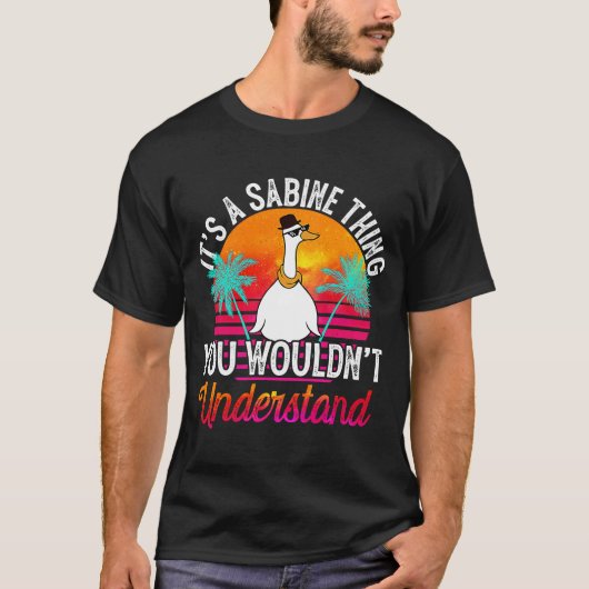 Het is een Sabine-ding dat je Sabin niet zou begri T-shirt (Voorkant)