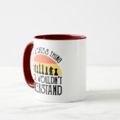 Het is een schaakding - je zou het niet begrijpen mok (Voorkant links)