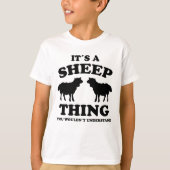 Het is een schaap ding design Sheep Lamb Farmer Gi T-shirt (Voorkant)