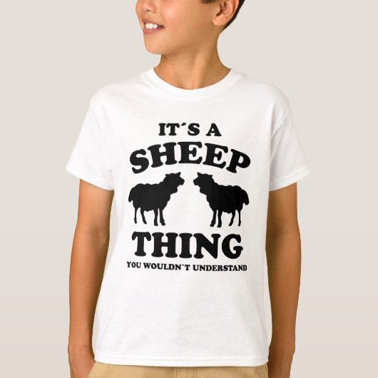 Het is een schaap ding design Sheep Lamb Farmer Gi T-shirt (Voorkant)