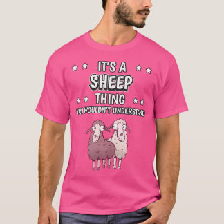 Het is een schaap ding grappig citaat Schaap T-shirt