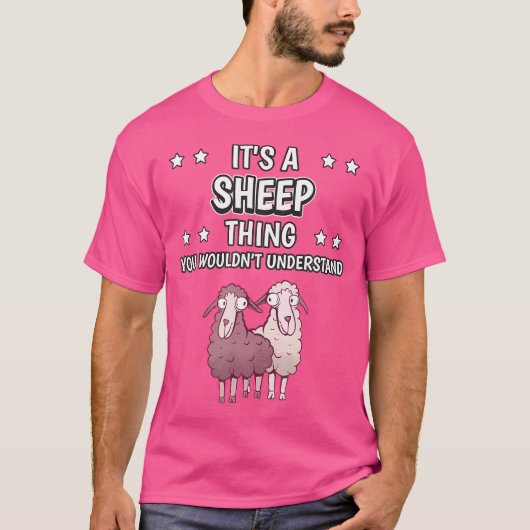 Het is een schaap ding grappig citaat Schaap T-shirt (Voorkant)