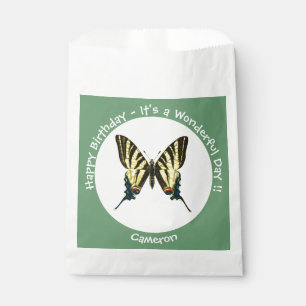 Het is een schaars Swallowtail Vlinder Verjaardags Bedankzakje