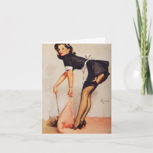 Het is een schande,  Pinup. Kaart (Voorkant)