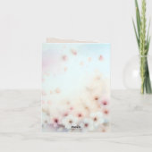 Het is een schattige teddybeer Flat Announcement K Aankondiging (Achterkant)