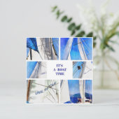 Het is een schitterende tonijn met een woordspelin save the date (Staand voorkant)