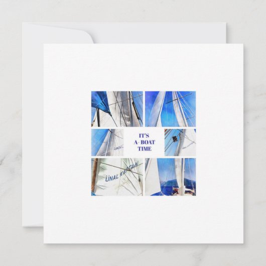 Het is een schitterende tonijn met een woordspelin save the date (Achterkant)