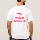 Het is een schoorsteen ding... t-shirt (Achterkant)
