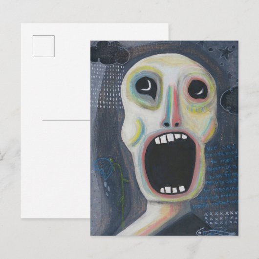 Het is een schreeuw briefkaart (Voorkant / Achterkant)