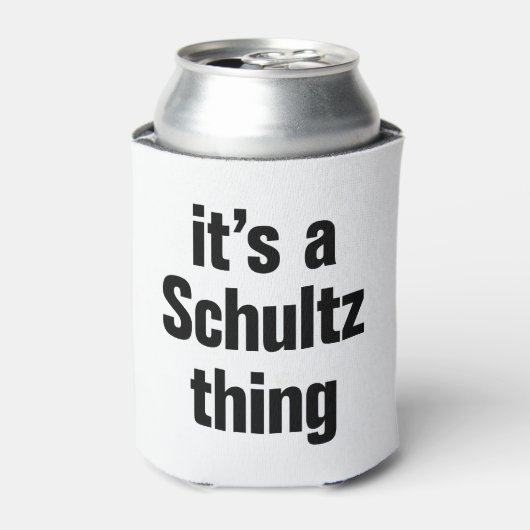 het is een schultz-aangelegenheid blikjeskoeler (Blikje Voorkant)