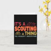 Het is een scouting ding backpacken Gcamping Boy H Kaart (Gele Bloem)