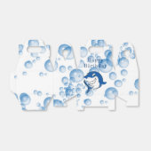 Het is een Shark Birthday Party Favor Box Bedankdoosjes (Uitgevouwen)