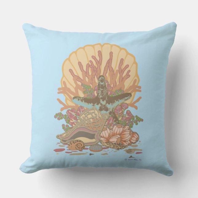 Het is een Shore Thing Collection, Art Print 1  Buitenkussen (Voorkant)