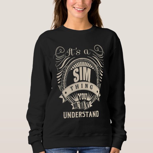 Het is een SIM-ding Trui (Voorkant)