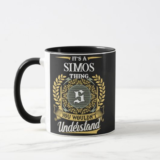 Het is een SIMOS-ding dat je niet zult begrijpen Mok (Links)