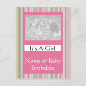 Het is een Sjabloon van de Kaart van de Aankondigi (Voorkant)