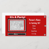 Het is een Sjabloon van de Uitnodiging van de Foto (Voorkant / Achterkant)