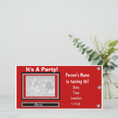 Het is een Sjabloon van de Uitnodiging van de Foto (Staand voorkant)