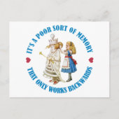 HET IS EEN SLECHT SOORT GEHEUGEN DAT ACHTERUIT WER BRIEFKAART (Voorkant)