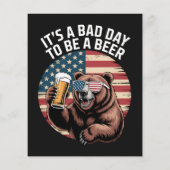 Het is een slechte dag om een beer te zijn flyer (Achterkant)