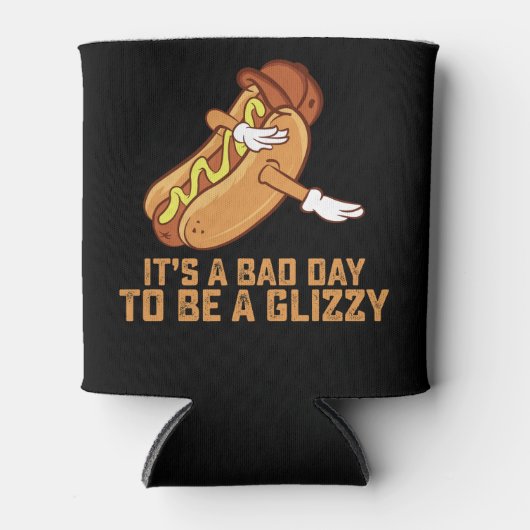Het is een slechte dag om een glizzy te zijn blikjeskoeler (Voorkant)