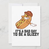 Het is een slechte dag om een glizzy te zijn kaart (Voorkant)