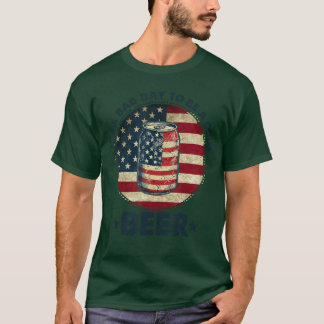 Het is een slechte dag om een koude bier vintage A T-shirt