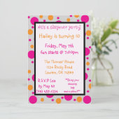 Het is een sleepoverfeestje! kaart (Staand voorkant)