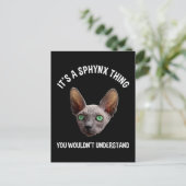 Het is een snufje - je zou het niet begrijpen briefkaart (Staand voorkant)