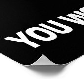 Het is een snufje - je zou het niet begrijpen poster (Hoek)