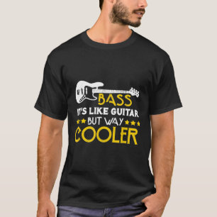 Het is een soort gitaar, maar een wijze koeler muz t-shirt