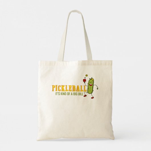 Het is een soort grote dill grappige picknuppels p tote bag (Achterkant)