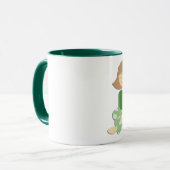 Het is een soort Mok van een pyjama-koffie (Voorkant links)