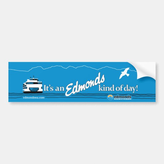 Het is een soort van dag. bumpersticker (Voorkant)