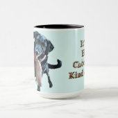 Het is een soort warme chocolade soort dag mok (Midden)