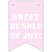 Het is een spandoek voor meisjes vlaggetjes (Eerste vlag)