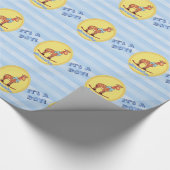 Het is een speciaal gepersonaliseerde Giraffe Cadeaupapier (Hoek)