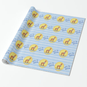 Het is een speciaal gepersonaliseerde Giraffe Cadeaupapier