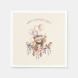 Het is een speciaal verjaardagspapier servet van B