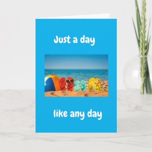 HET IS EEN SPECIALE DAG ALS JE "50" BENT. KAART (Voorkant)