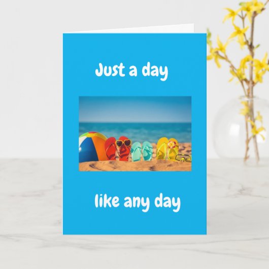 HET IS EEN SPECIALE DAG ALS JE "50" BENT. KAART (Gele Bloem)