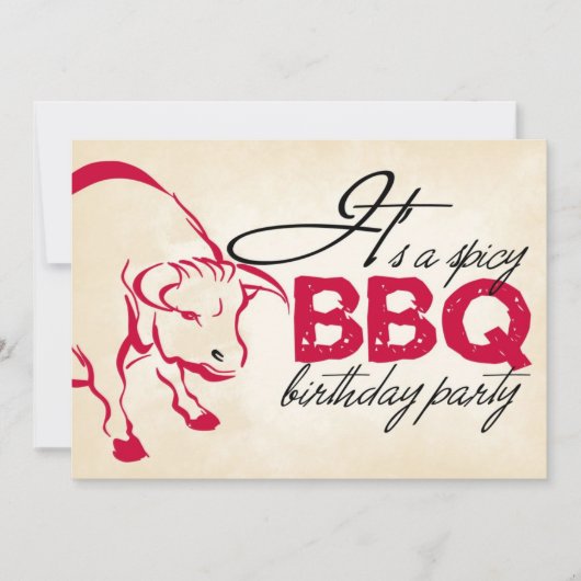 Het is een speciale uitnodiging voor verjaardagsfe (Voorkant)