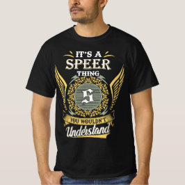 Het is een Speer-ding dat je niet kunt begrijpen T-shirt