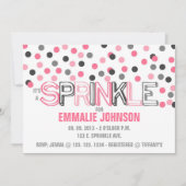 HET IS EEN SPRINKLE INVITATIE KAART (Voorkant)