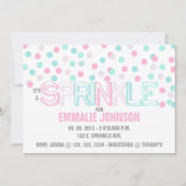 HET IS EEN SPRINKLE INVITATIE KAART (Voorkant)