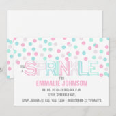 HET IS EEN SPRINKLE INVITATIE KAART (Voorkant / Achterkant)