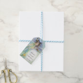 Het is een sprookjesachtige bruidsdouche cadeaulabel (Met Touw)