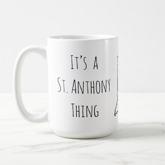 Het is een St. Anthony ding Koffiemok (Links)